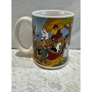 VINTAGE Looney Tunes Golf Mug Warner Bros 1993 Yosemite Sam Bugs Bunny Daffy